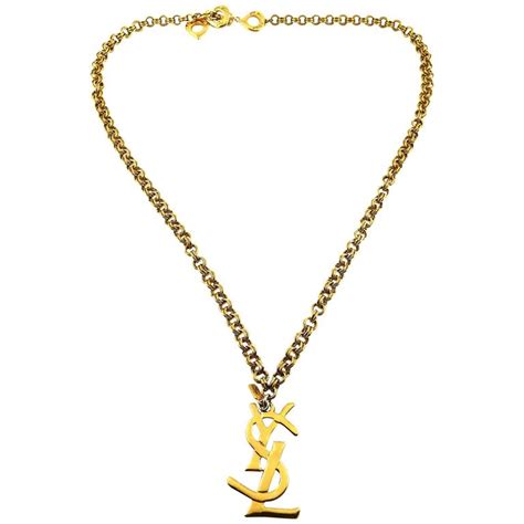 women's ysl necklace|yves saint laurent jewellery.